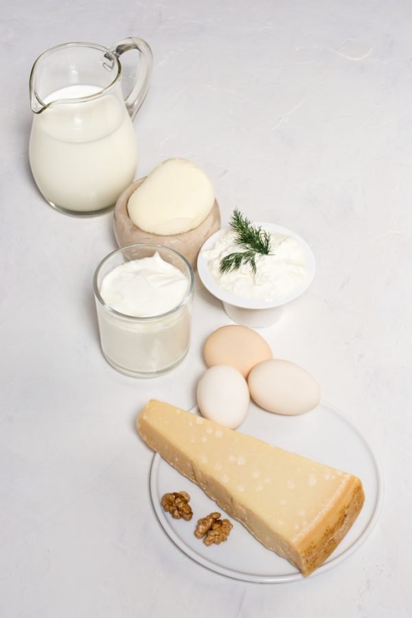 Fotografie alimentara, produse lactate si oua