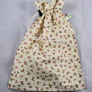 Sac captusit pentru paine, nowaste, ecologic, sau wetbag, flori rosii (mărimea L)