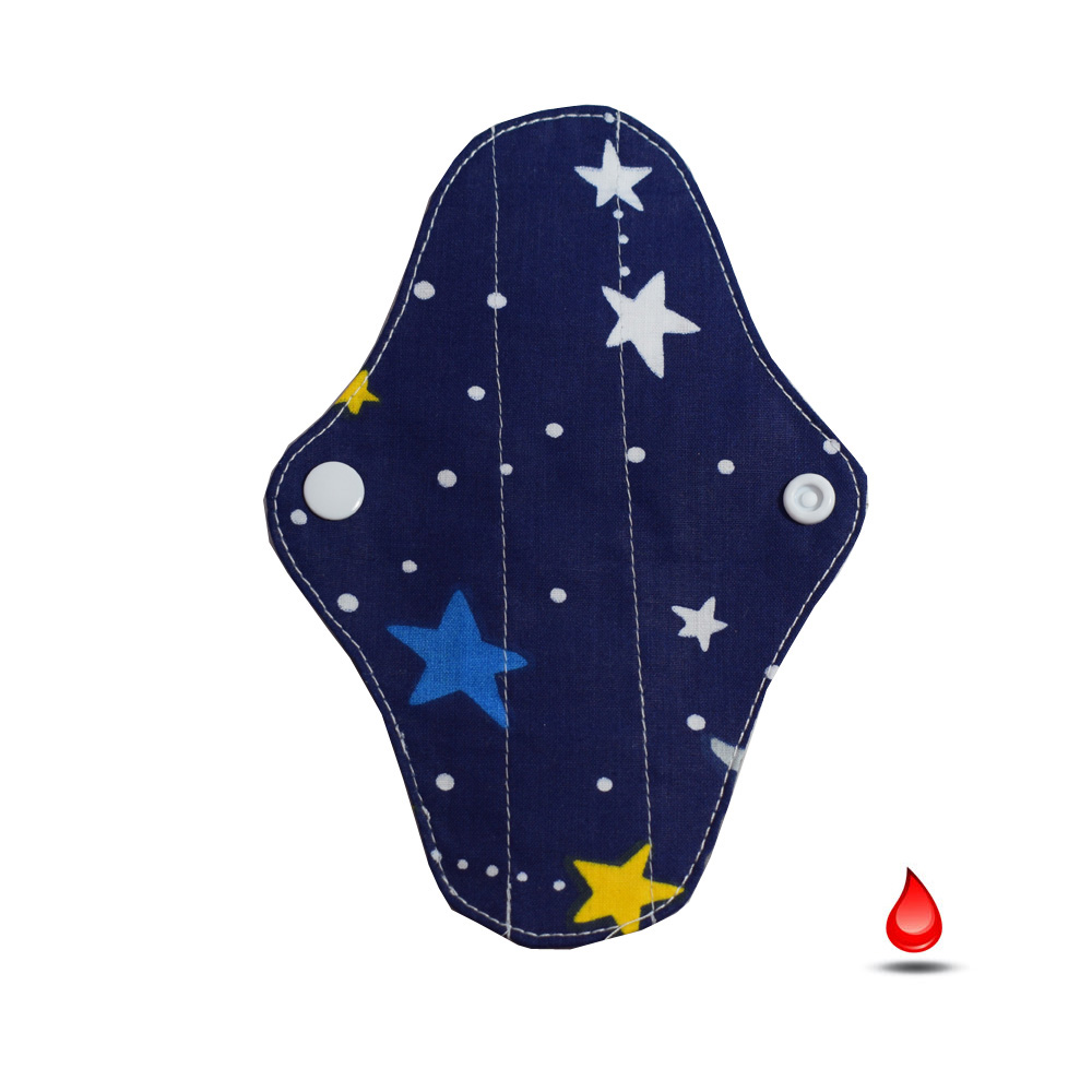 Absorbant intim lavabil din bumbac, starter, set 3 bucati (panty, regular, super) model surpriza - imagine 3