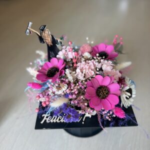 Aranjament in cutie tip toca absolvent