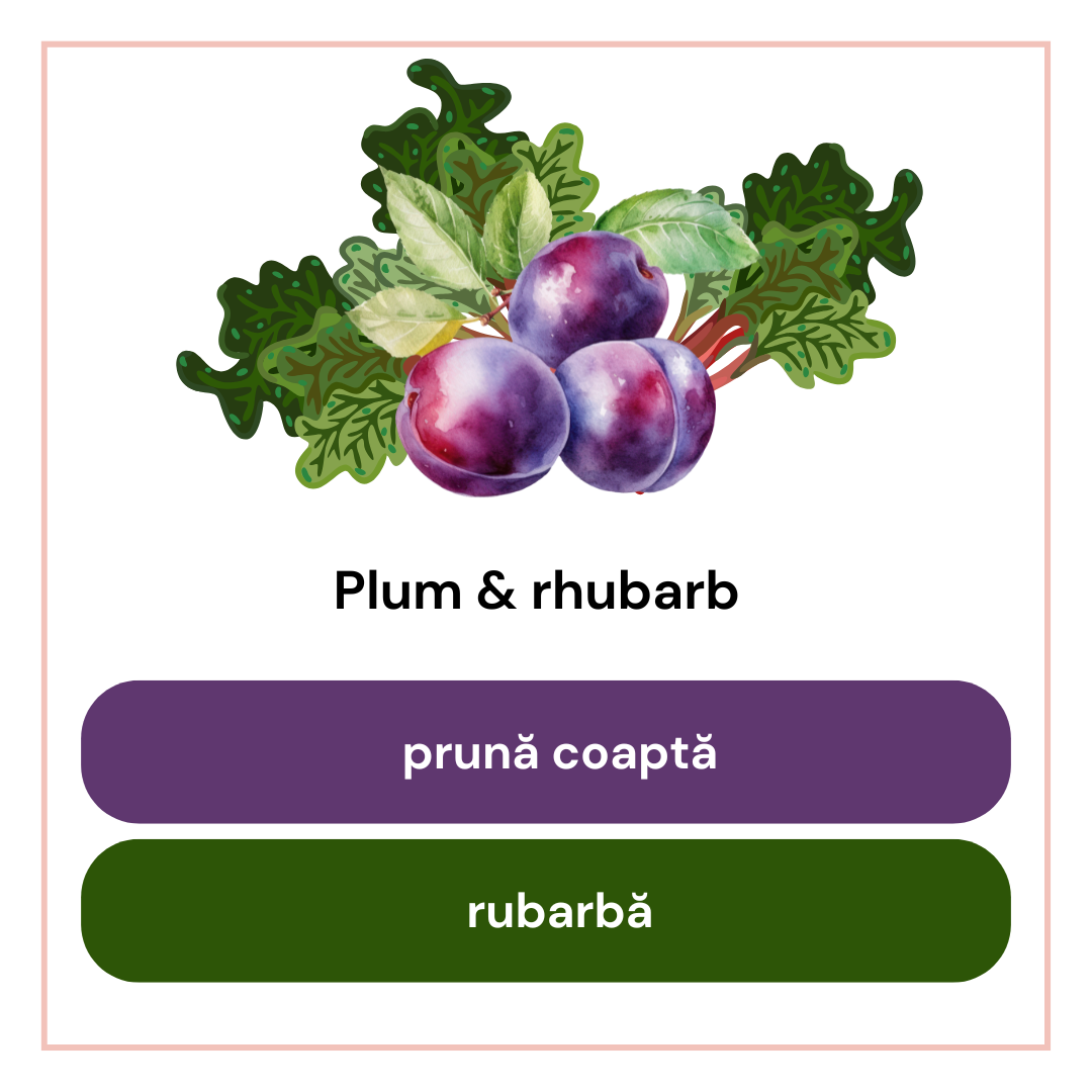 PLUM & RHUBARB, marmura, roz, mov, 180g, ardere 45 h, lumanare parfumata din ceara de soia, Solara Candles - imagine 3